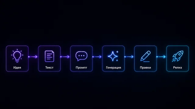 Линейная дорожная карта создания хита от идеи до релиза